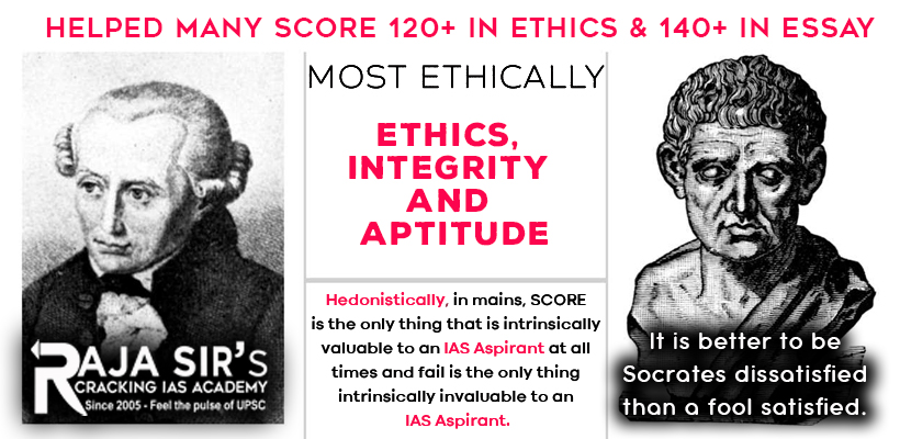 Raja Sir IAS Academy Ethics and Essay